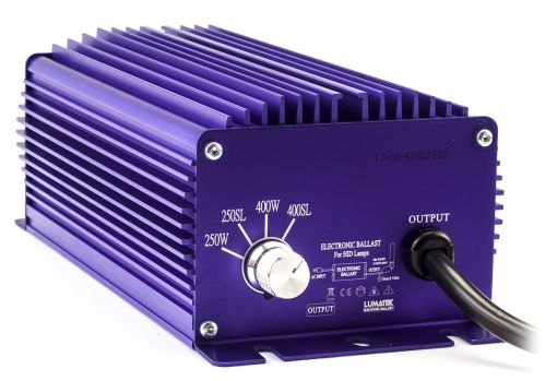 Ballast Électronique Lumatek 250W + Switch Superlumens - Plus De Lumens, Silencieux Et Efficace